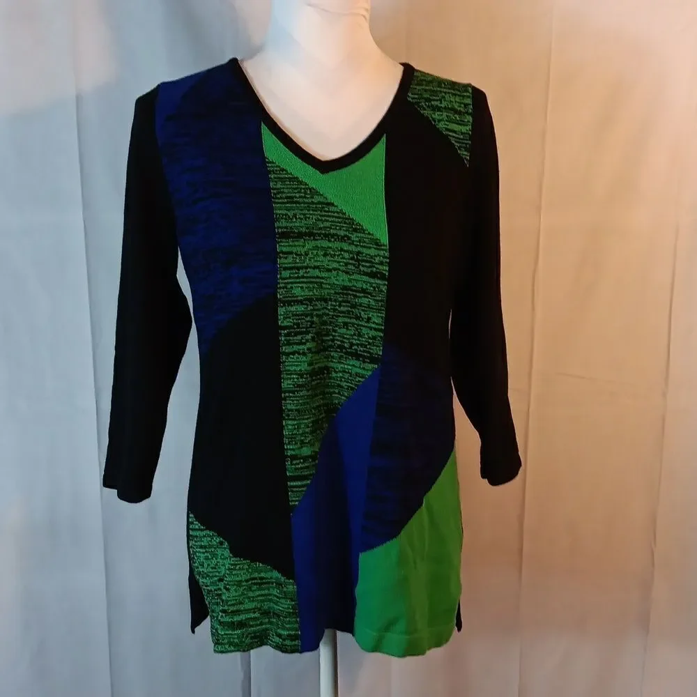 Cable & Gauge V-neck Sweater